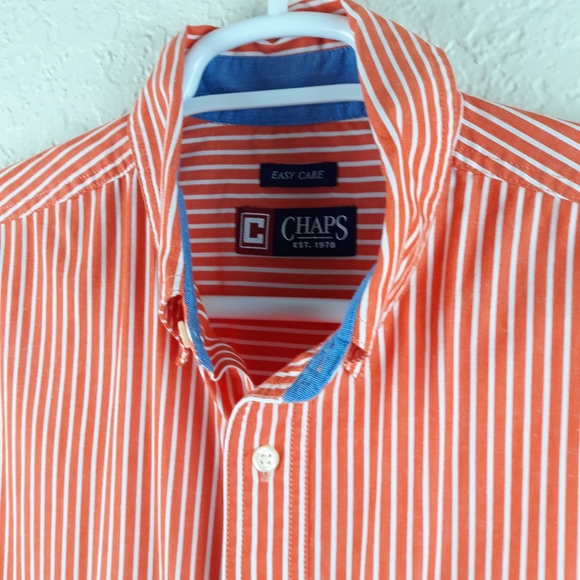 CHAPS RalphLauren Other - CHAPS Easy Care Button Shirt LS Sz M Striped